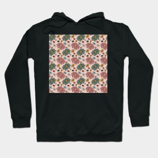 Boho Skull Flowers Hoodie